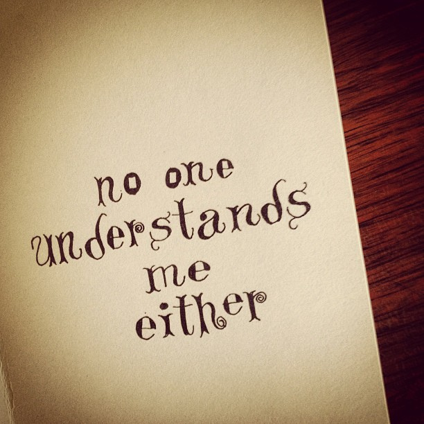 No One Understands You